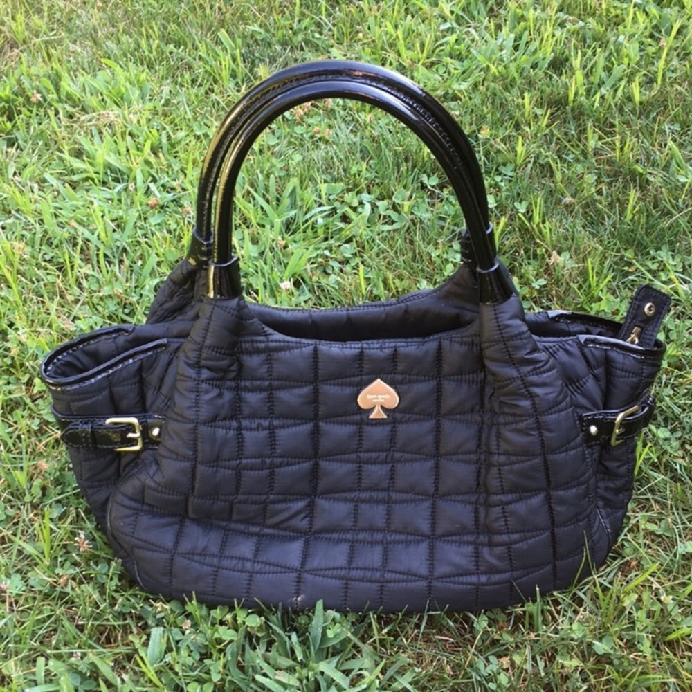 Kate Spade Black Quilted Shoulder Bag